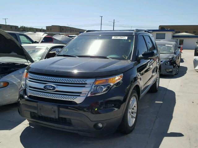 1FMHK7D85CGA04428 - 2012 FORD EXPLORER X BLACK photo 2