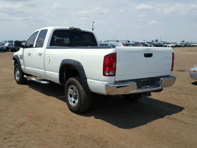 1D7KS28C26J148270 - 2006 DODGE RAM 2500 S WHITE photo 3