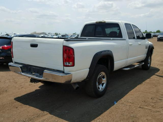 1D7KS28C26J148270 - 2006 DODGE RAM 2500 S WHITE photo 4