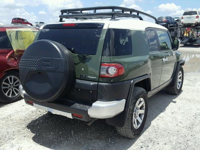 JTEZU4BF9EK013826 - 2014 TOYOTA FJ CRUISER GREEN photo 4