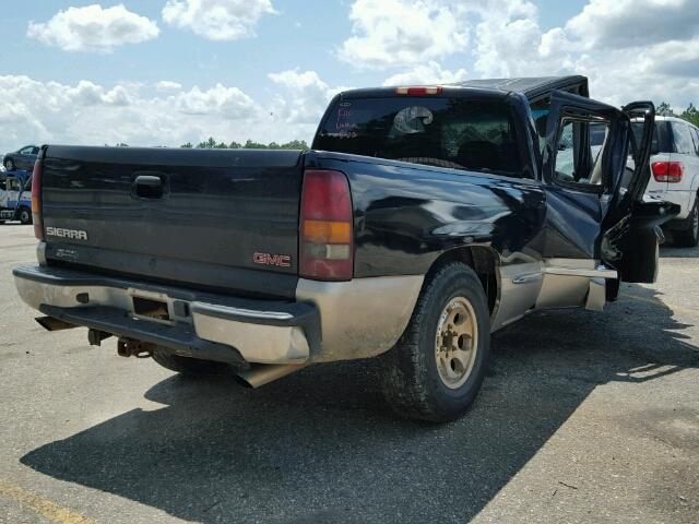 2GTEC19T321311624 - 2002 GMC SIERRA C15 BLACK photo 4