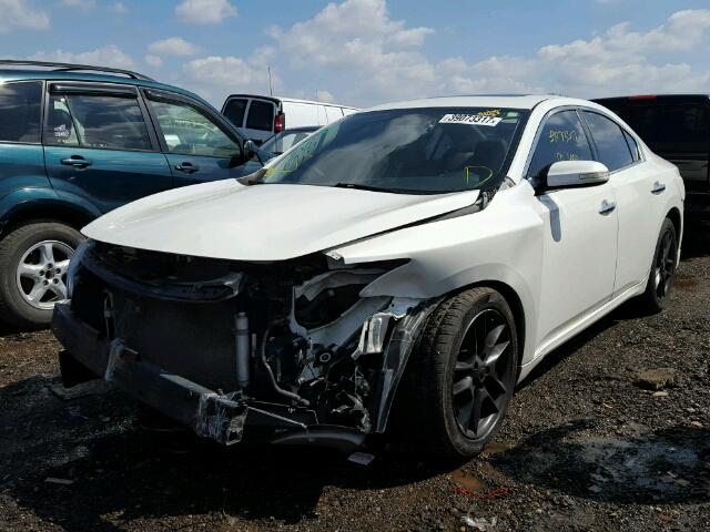 1N4AA51E69C825986 - 2009 NISSAN MAXIMA S WHITE photo 2