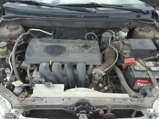 1NXBR38E64Z268562 - 2004 TOYOTA COROLLA CE SILVER photo 7