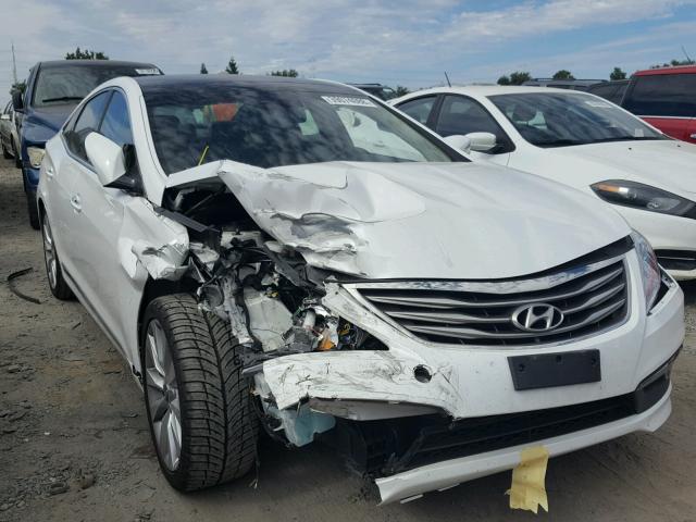 KMHFH4JGXFA441767 - 2015 HYUNDAI AZERA LIMI WHITE photo 1