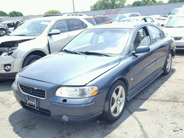 YV1RS592952447564 - 2005 VOLVO S60 2.5T BLUE photo 2