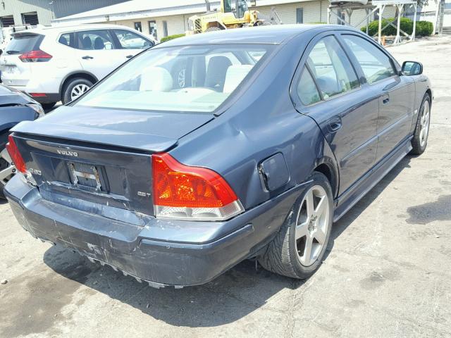 YV1RS592952447564 - 2005 VOLVO S60 2.5T BLUE photo 4