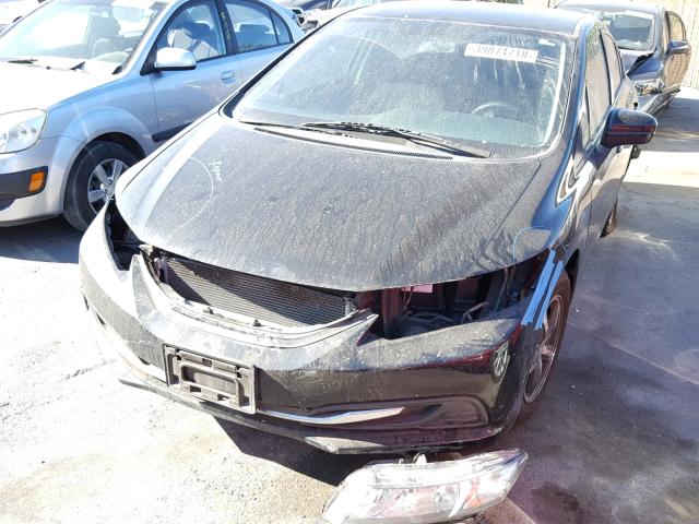 19XFB2F79FE287584 - 2015 HONDA CIVIC SE BLACK photo 2