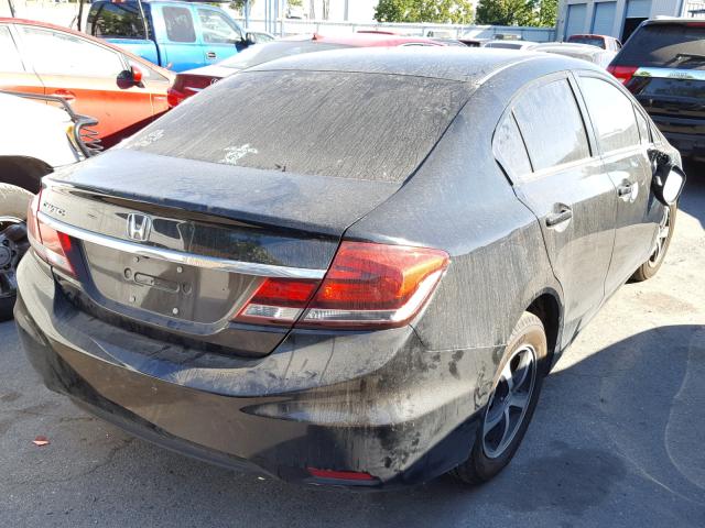 19XFB2F79FE287584 - 2015 HONDA CIVIC SE BLACK photo 4