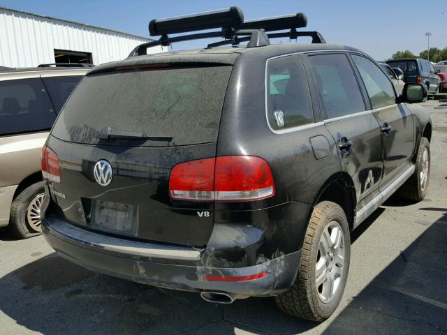 WVGCM77L65D000798 - 2005 VOLKSWAGEN TOUAREG 4. BLACK photo 4