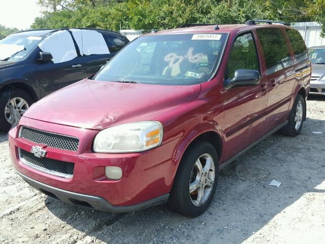 1GNDV23L15D219707 - 2005 CHEVROLET UPLANDER L BURGUNDY photo 2