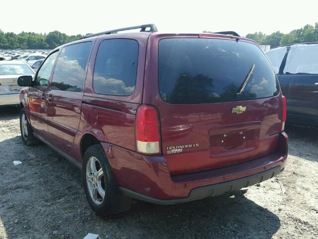 1GNDV23L15D219707 - 2005 CHEVROLET UPLANDER L 勃艮第红 照片 3