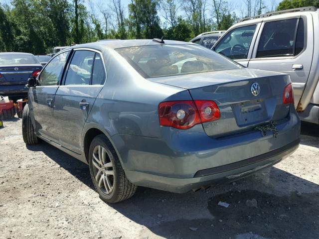 3VWDT71K86M750928 - 2006 VOLKSWAGEN JETTA TDI BLUE photo 3