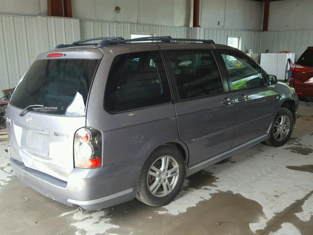 JM3LW28AX50550325 - 2005 MAZDA MPV WAGON GRAY photo 4