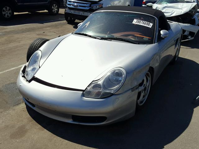 WP0CA2982VS623825 - 1997 PORSCHE BOXSTER SILVER photo 2