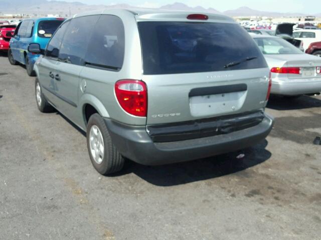 1D4GP25303B121731 - 2003 DODGE CARAVAN SE GRAY photo 3