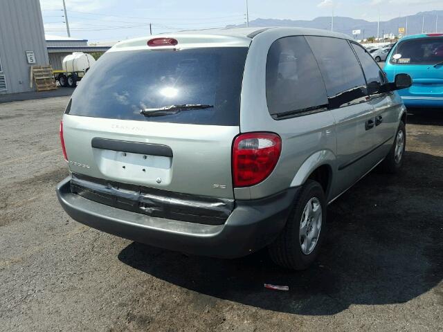 1D4GP25303B121731 - 2003 DODGE CARAVAN SE GRAY photo 4