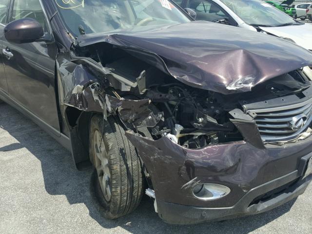 JN1AJ0HR6AM756207 - 2010 INFINITI EX35 BASE MAROON photo 9