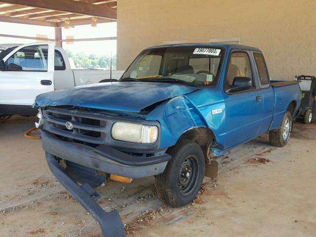 4F4CR16A0STM26773 - 1995 MAZDA B2300 CAB BLUE photo 2