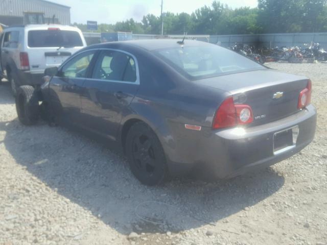 1G1ZB5EB4A4109086 - 2010 CHEVROLET MALIBU LS ნაცრისფერი ფოტო 3