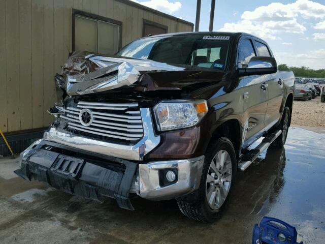 5TFHW5F18EX411059 - 2014 TOYOTA TUNDRA BROWN photo 2