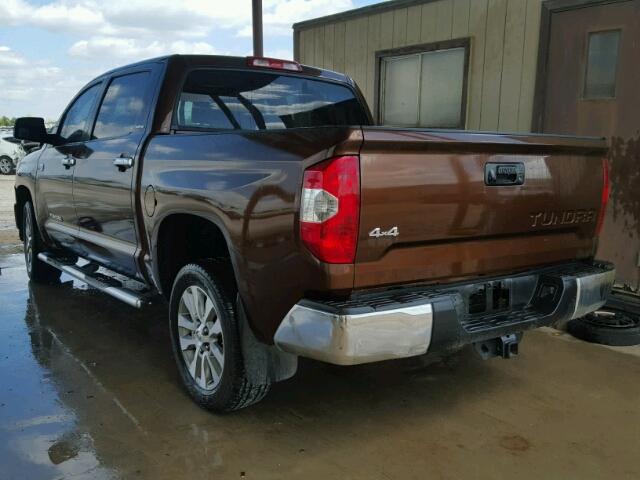 5TFHW5F18EX411059 - 2014 TOYOTA TUNDRA BROWN photo 3