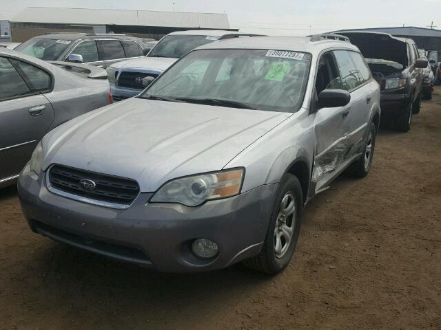 4S4BP61C177318741 - 2007 SUBARU LEGACY SILVER photo 2