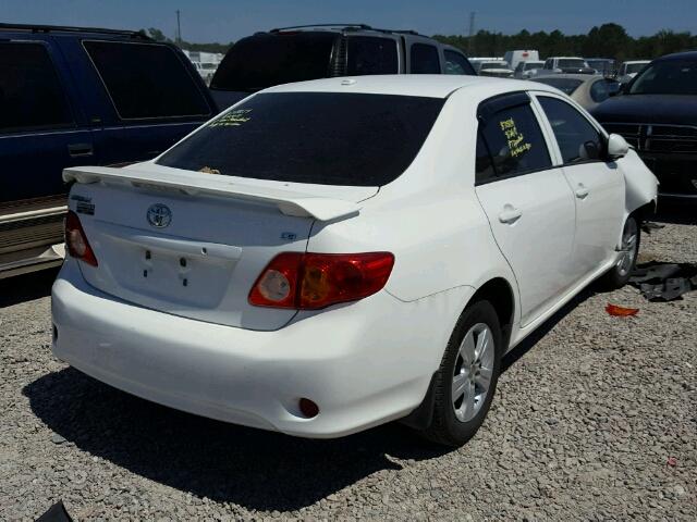 1NXBU4EE0AZ266276 - 2010 TOYOTA COROLLA BA WHITE photo 4