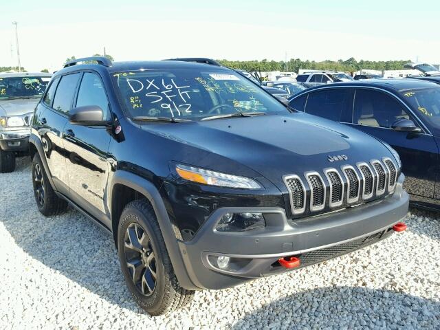 1C4PJMBS8HW658711 - 2017 JEEP CHEROKEE BLACK photo 1