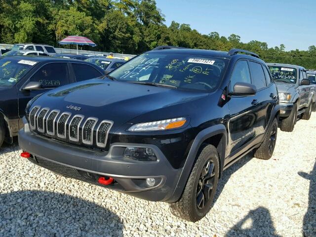 1C4PJMBS8HW658711 - 2017 JEEP CHEROKEE BLACK photo 2