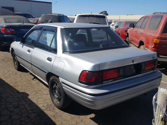 3FAPP13J3PR103577 - 1993 FORD ESCORT LX SILVER photo 3