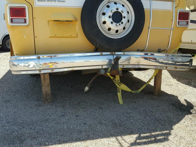 TZE165V100861 - 1975 GMC MOTOR HOME YELLOW photo 9