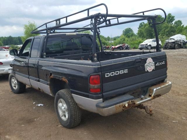 3B7HF13Y8XG234613 - 1999 DODGE RAM 1500 BLACK photo 3