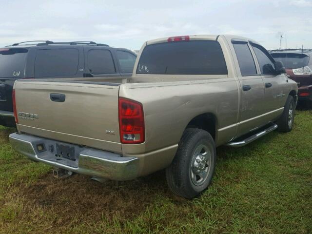 3D7KA28D73G763714 - 2003 DODGE RAM 2500 TAN photo 4