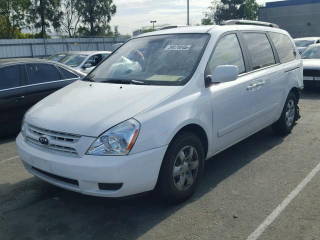 KNDMB233296307306 - 2009 KIA SEDONA EX WHITE photo 2