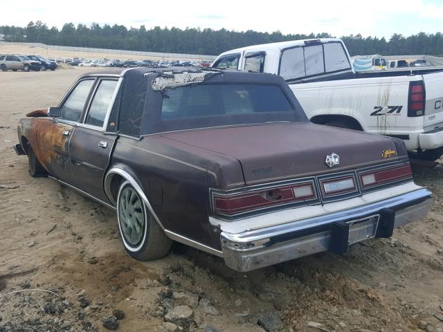 1C3BF66P4EX529338 - 1984 CHRYSLER FIFTH AVEN დამწვარი ფოტო 3