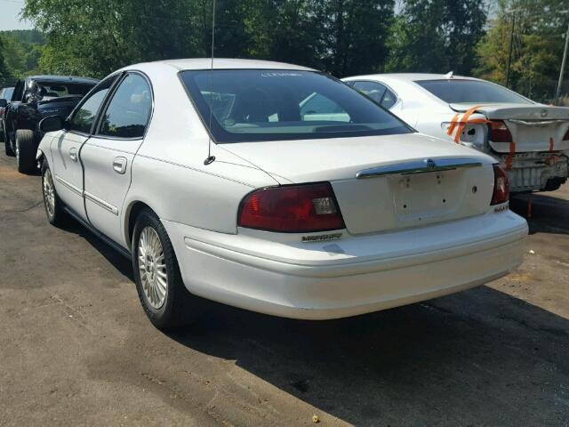 1MEFM50U42A639041 - 2002 MERCURY SABLE GS WHITE photo 3