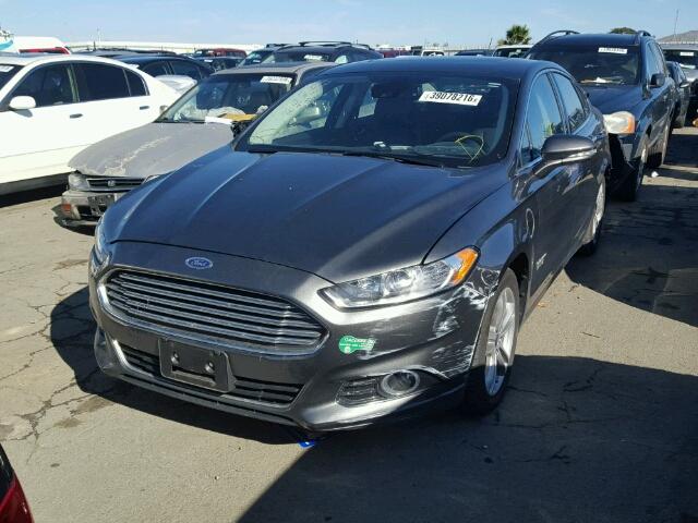 3FA6P0SUXFR147611 - 2015 FORD FUSION TIT GRAY photo 2