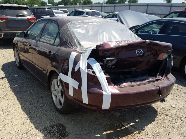 1YVHP80C675M01678 - 2007 MAZDA 6 I كستنائي صورة 3
