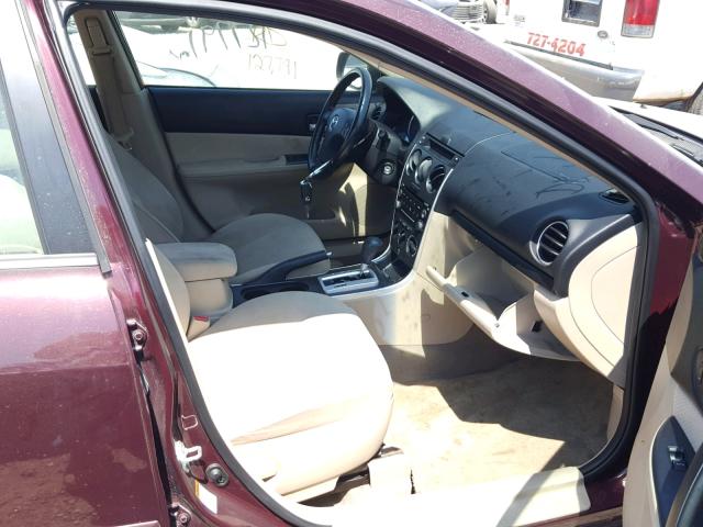 1YVHP80C675M01678 - 2007 MAZDA 6 I كستنائي صورة 5