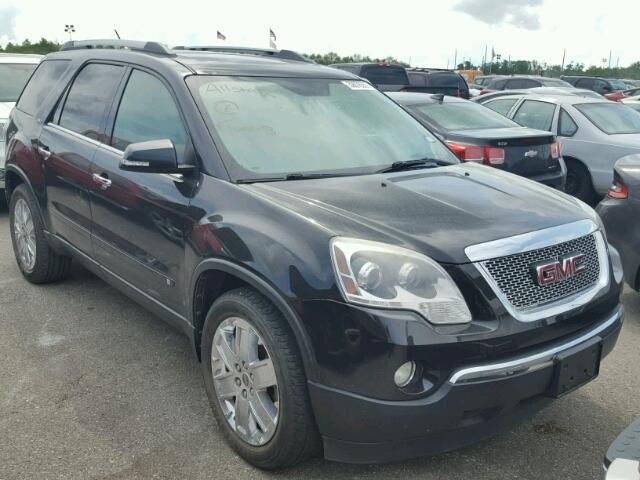 1GKLRNED6AJ114337 - 2010 GMC ACADIA SLT BLACK photo 1