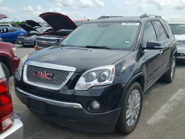 1GKLRNED6AJ114337 - 2010 GMC ACADIA SLT BLACK photo 2