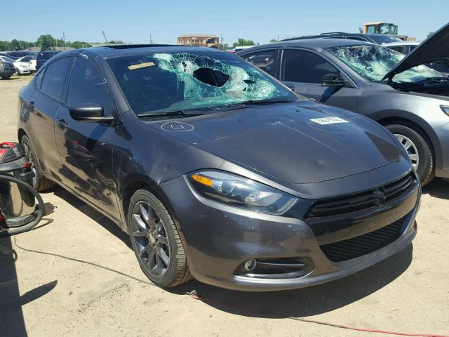 1C3CDFBBXFD277893 - 2015 DODGE DART SXT GRAY photo 1