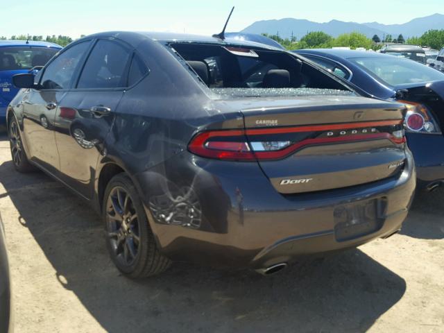 1C3CDFBBXFD277893 - 2015 DODGE DART SXT GRAY photo 3