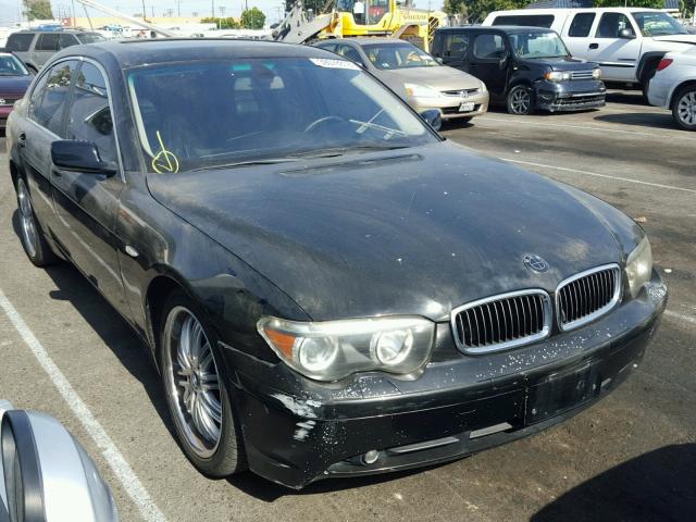 WBAGL634X2DP60100 - 2002 BMW 745 I BLACK photo 1