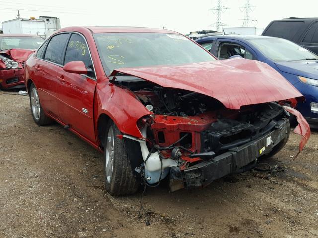 2G1WD58C689150523 - 2008 CHEVROLET IMPALA SUP RED photo 1