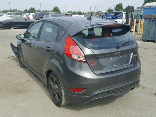 3FADP4GX1GM190962 - 2016 FORD FIESTA ST GRAY photo 3