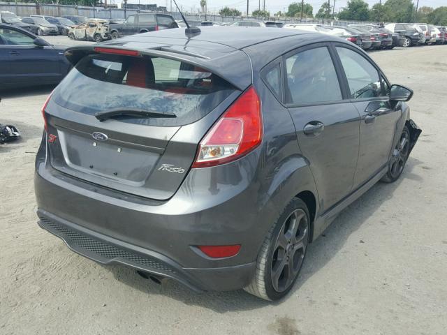 3FADP4GX1GM190962 - 2016 FORD FIESTA ST GRAY photo 4