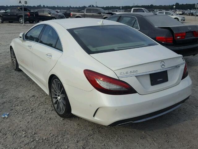 WDDLJ7DB4HA190346 - 2017 MERCEDES-BENZ CLS WHITE photo 3