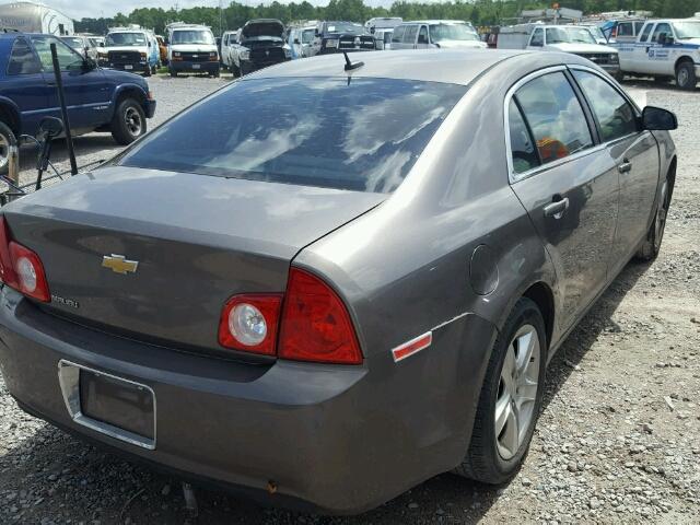 1G1ZB5EB8AF236671 - 2010 CHEVROLET MALIBU LS ყავისფერი ფოტო 4