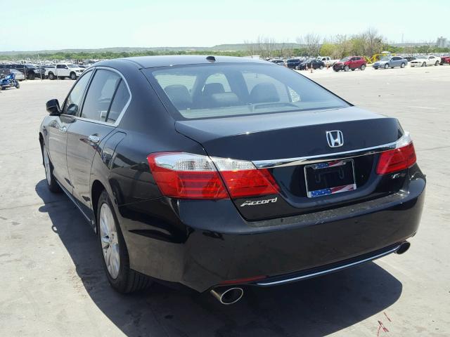 1HGCR3F88EA037415 - 2014 HONDA ACCORD EXL BLACK photo 3